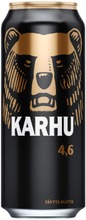 1X Karhu Lager Olut 4,6% Tölkki 0,568 L (6415600000352)