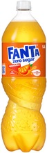Fanta Appelsiini Sokeriton Virvoitusjuoma Muovipullo 1,5 L