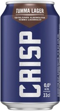 Crisp Alkoholiton Tumma Lager  Olut 0 % Tölkki 0,33 L (6415600543583)