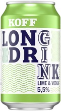 Koff Long Drink Lime  5,5 % Tölkki 0,33 L