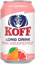 Koff Long Drink Pink Grapefruit 5,5 % Tölkki 0,33 L (6415600560979)