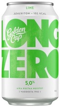 Golden Cap Long Zero Lime Long Drink 5 % Tölkki 0,33 L