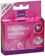 Rainbow Silky Shave vaihtoterä 4 kpl (6415711060023)