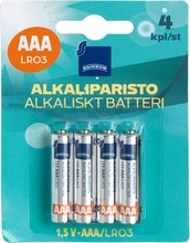 Rainbow Alkaliparisto Aaa/Lr03 1,5V 4Kpl (6415711693085)