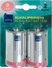 Rainbow Alkaliparisto D/Lr20 1,5V 2Kpl (6415711693177)