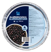 Rainbow Alumiinivuoka Pyöreä 4Kpl (6415711693269)
