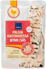 Rainbow 100G Paloja Kastikkeessa Kissanruoka, Sisältää Kanaa (6415712300814)