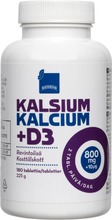 Rainbow 225G Kalsium- Ja D-Vitamiiniravintolisä 180 Tablettia (6415712301163)