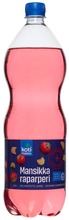 Kotimaista 1,5L Mansikka-Raparperi Mg + Foolihappo Hiilihapotettu Juoma (6415712510572)