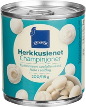 Rainbow 200/115G Herkkusienet Kokonaisina Suolaliemessä (6415712600235)