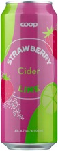 Rainbow Mansikka-Lime Siideri 4,7% 0,5 L Tlk (6415712611989)