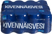 12 X Kotimaista Hiilihapotettu Kivennäisvesi 0,33L (6415712613440)