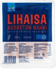 Kotimaista Lihaisa Kuoreton Nakki 280G (6415712616205)