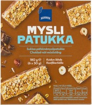 Rainbow 180G Myslipatukka Suklaa-Pähkinä 6Kpl (6415715930957)