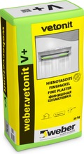 Weber Vetonit V+ Hienotasoite 20 Kg (6415910020903)