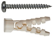 Sormat Gripper 6 Seinätulppa + Ruuvi 5 Kpl (6416031956720)