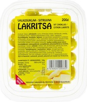 Lakumesta 200G Valkosuklaa-Sitruunalakritsa (6416324200332)
