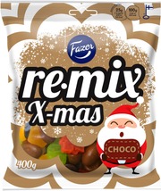 Fazer Remix Xmas Choco Karkkipussi 400G (6416453032972)