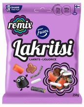 Fazer Remix Lakritsi Karkkipussi 250G (6416453033481)