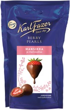 Karl Fazer Berry Pearls Maitosuklaalla Kuorrutettuja Mansikoita 90G (6416453035133)