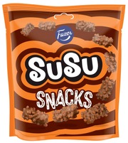 Fazer Susu Snacks Riisimuro- Ja Toffeetäytteinen Maitosuklaapala 175G (6416453035201)