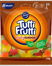 Fazer Tutti Frutti Fruity Choco Karkkipussi 170G (6416453036321)