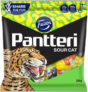 Fazer Pantteri Sour Cat Karkkipussi 280G (6416453039421)