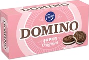 Fazer Domino Super Original 345G 22Kpl Kaakaokeksejä, Joissa Vaniljanmakuista Täytettä (38%), Täytekeksi (6416453074064)