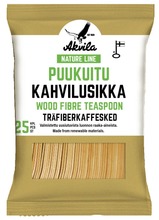 Akvila Nature Line Puukuitukahvilusikka 25Kpl/13Cm (6416741025198)