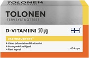 Tolonen D-Vitamiini 50Μg 60Kaps