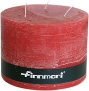 Huurre Pöytäkynttilä 3-Sydän 14X10 Cm Punainen, Paloaika 150 Tuntia (6416906255019)