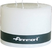 Finnmari 3-Sydänkynttilä Valkoinen 150H (6416906255156)