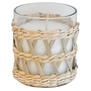 Punoslasi Kynttilä 9X9x10 Cm Valkoinen (6416906614847)