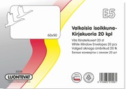 Luontevat Isoikkunakirjekuoria E5 Valkoinen 20Kpl (6416965515581)