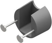 Lm Hyllynkannatin 12 Kpl Harmaa 36 (6417141036197)