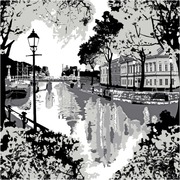 Vallila Kuitutapetti Aurajoki Harmaa 5237-1 11,2M (6417271523710)