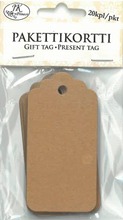 J.k. Primeco Pakettikortti Ruskea 20Kpl (6417715026159)
