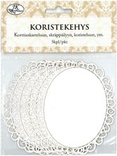 Primeco Koristekehys Soikea Valkoinen 5Kpl/Pkt (6417715029006)