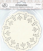 Primeco Pitsipaperi Iso Ympyrä Luonnonvalkoinen 20Kpl/Pkt (6417715033218)