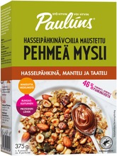 Paulúns Hasselpähkinä-Manteli-Taateli Pehmeä Mysli 375G (6417801801318)