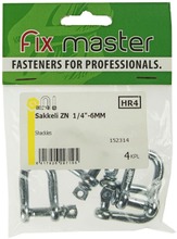 Fix Master Sakkeli 1/4" - 6Mm Sinkitty 4Kpl (6417926297195)