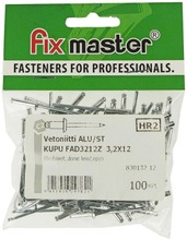 Fix Master Vetoniitti Alumiini 3,2X12 100Kpl (6417926297621)