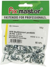 Fix Master Kfr Ohutlevyruuvi Porakärki 4,2X19 Ph2 Sinkitty 60Kpl (6417926305043)