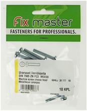 Fix Master Uraruuvi Kupukanta Pz2 M5x30 Sinkitty 10Kpl (6417926520668)