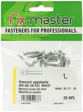 Fix Master Uraruuvi Uppokanta Pz2 M4x20 Sähkösinkitty (6417926520736)
