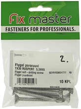 Fix Master Flygel Poraruuvi Ruspert-Pinnoitettu Torx30 5,5X65 10Kpl (6417926521597)