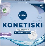 Kiilto Hajusteeton All In 1 Konetiskitabletti 42Kpl (6417964579031)
