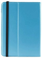 Wave Book Case Kotelo, 9,7-10,1" Tableteille, Vaaleansininen (6418312120318)