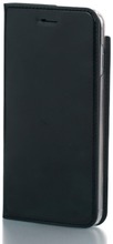 Wave Book Case, Apple Iphone 8 Plus / 7 Plus / 6S Plus / 6 Plus, Musta (6418312132694)