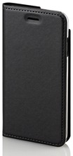Wave Book Case, Apple Iphone 8 / 7 / 6S / 6, Metallimusta (6418312133172)
